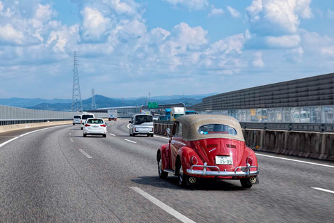 日本で購入された1966年型ビートル（タイプ1コンバーチブル