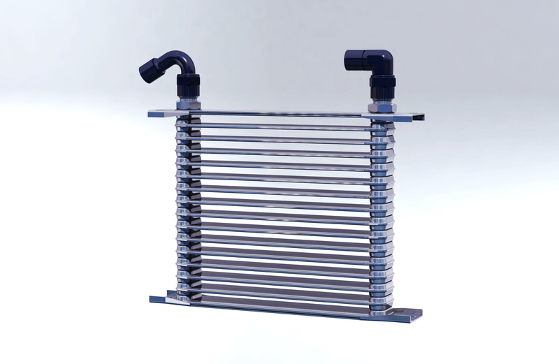 エンジンオイルクーラー（空冷式CVT用）