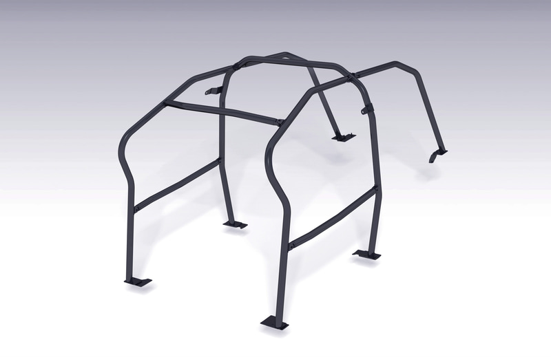 ロールケージ（6点式＋サイドバー）