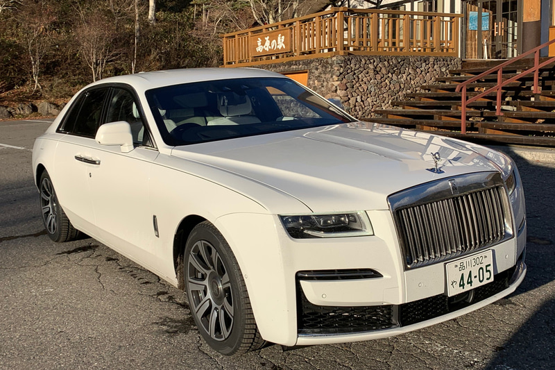 ロールス・ロイス「ゴースト」は快適そのもので、素晴らしいのひと言でした