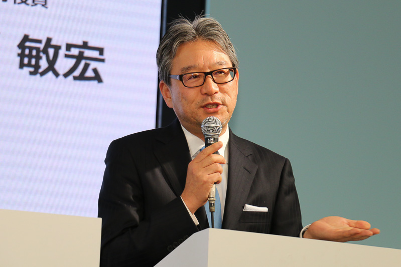 環境技術・政策委員会 委員長の三部敏宏氏（写真は「クラリティ フューエルセル」発表会のときのもの）