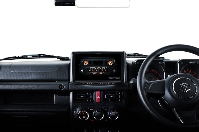 フローティングビッグ DA 9型（DAF9V）、スズキジムニーに装着