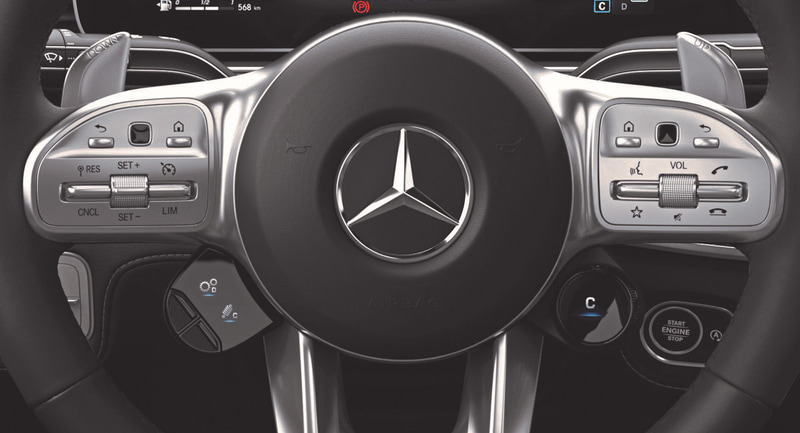 「MBUX」を採用するインテリア