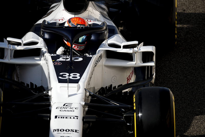 F1ヤングドライバーテストで午前に60周、午後に63周を周回した角田選手