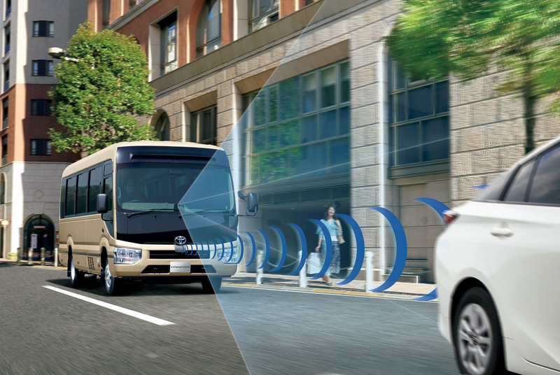 Toyota Safety Senseの作動イメージ