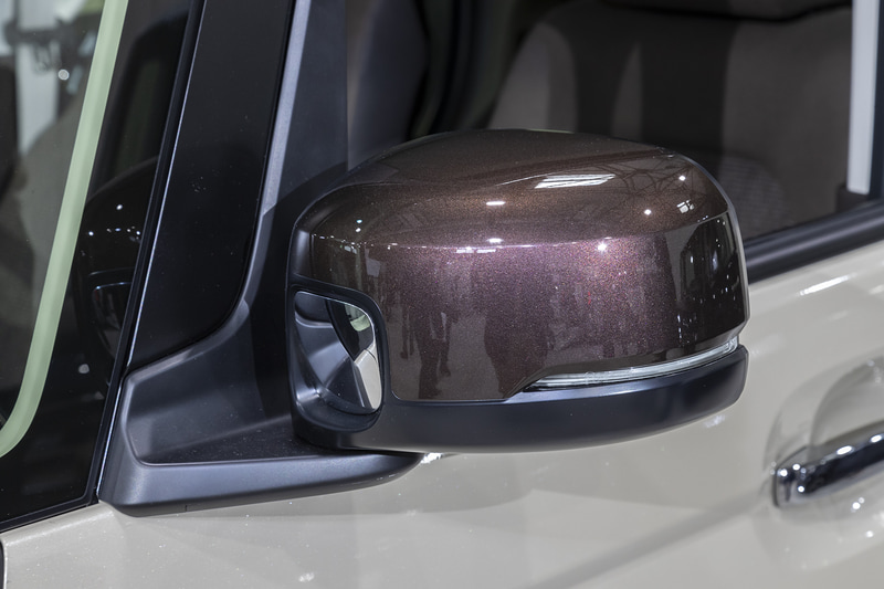 コーディネートスタイルではドアミラーがルーフと同色になる