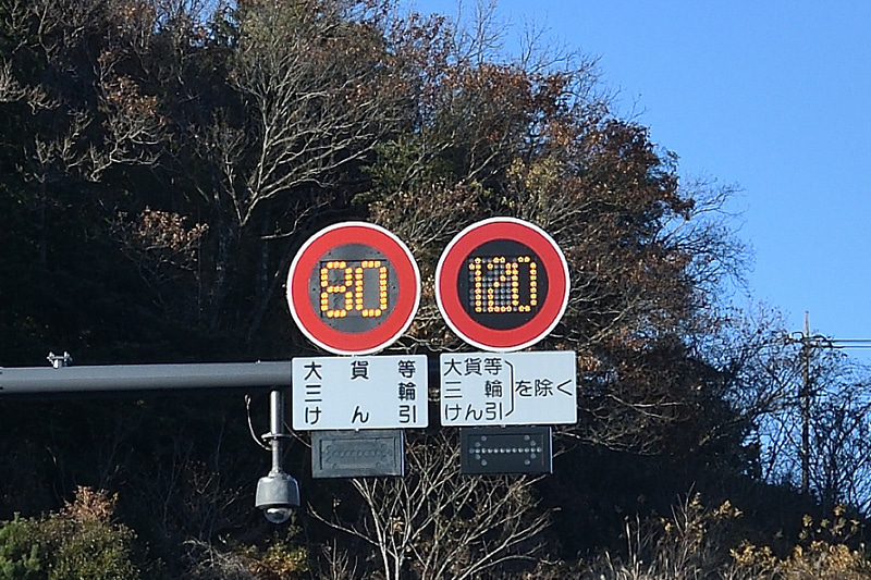 約145kmの区間が全線6車線化され、最高速度が120km/hに引き上げられた。今後、このような区間は増えていく予定となっている
