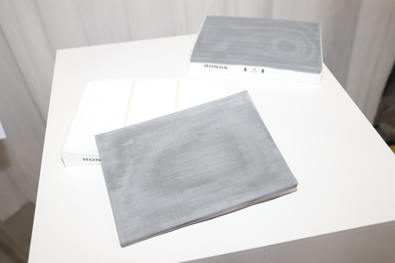 エアクリーンフィルター用抗ウイルス用品「くるますく」