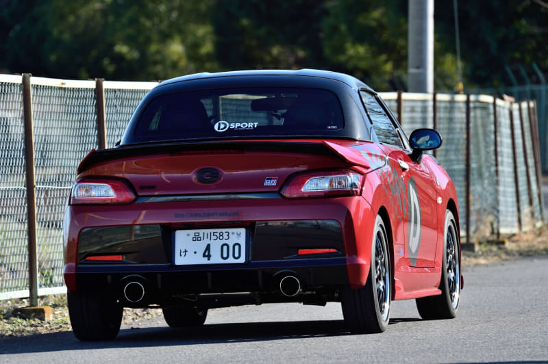 回転を上げない市街地走行でも実のある加速をするようになる「コペン スポーツECU」。アクセルワークに余裕が生まれるので走りに上質さが出るという