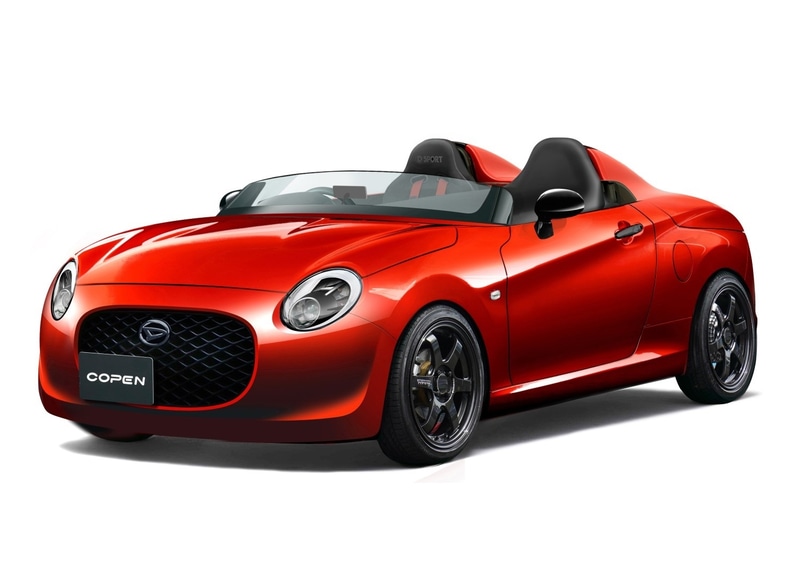 軽オープンスポーツカー「コペン」をベースに、運転する楽しみをより感じられるようなカタチを目指した「コペン スパイダーVer.」