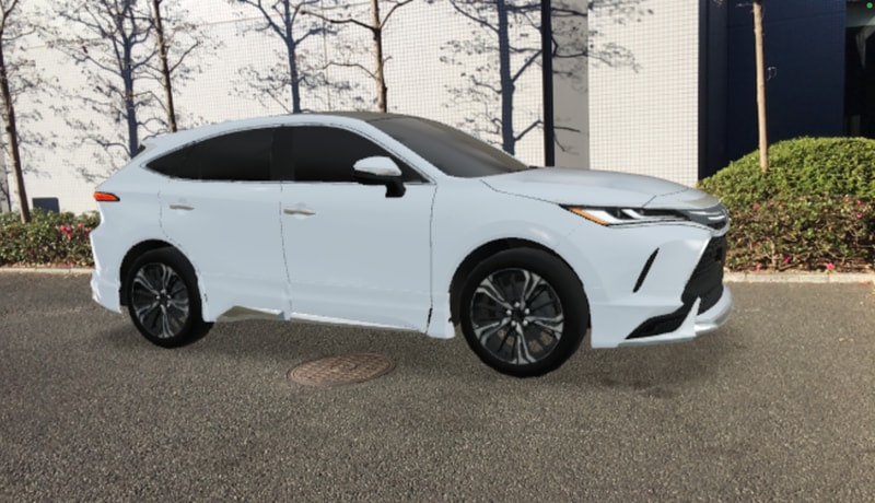 「ハリアー MODELLISTA GRAN BLAZE STYLE」AR サンプル