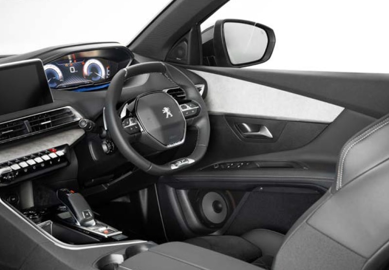 3008 GT BlueHDiの装着イメージ（画像は見えやすいように一部加工あり）