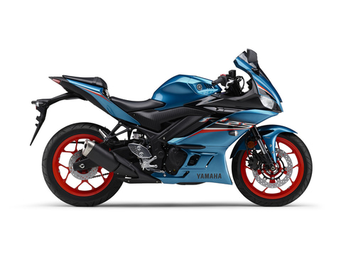 ヤマハ、「YZF-R3 ABS」「YZF-R25 ABS」にスポーティなカラー“シアン