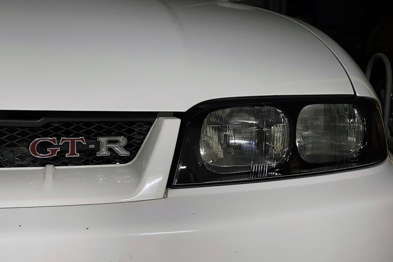 古さを感じさせていたヘッドライトが生まれ変わったことで、愛情が倍増しました（笑）