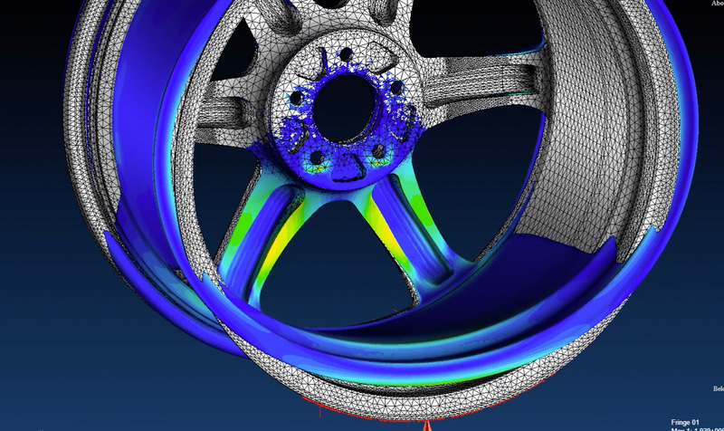 これはインナーリムの変形をシミュレーションしたもの。ここも変形の度合いを見やすくするため実際より動きを大きく表示している