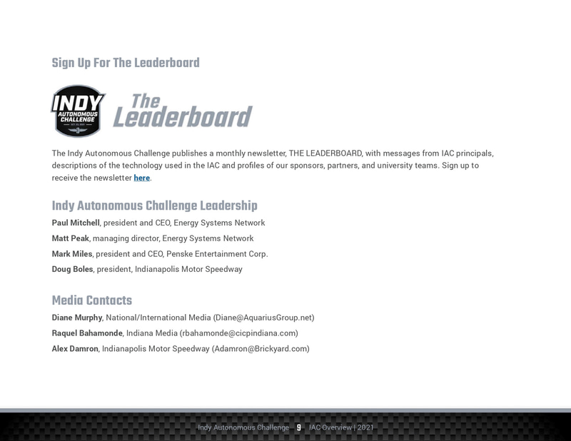 Indy Autonomous Challenge開催概要