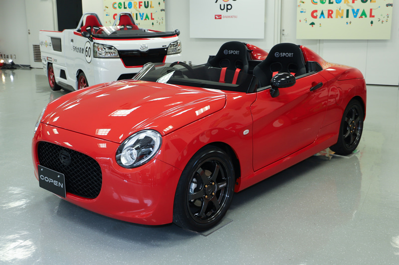 走りのために軽量化を突き詰めたコペン スパイダーVer.