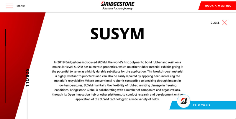 「TIRE AND RUBBER INITIATIVES」の項目