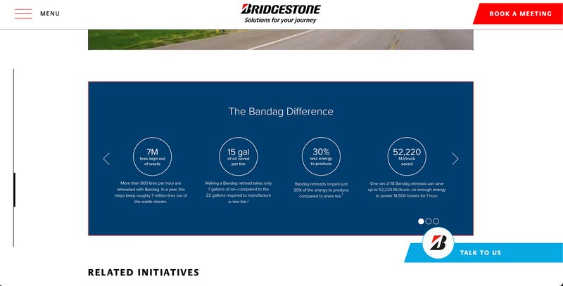 トラック用タイヤのリトレッド技術であるBANDAGの紹介
