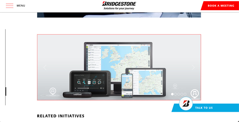 WEBFLEET SOLUTIONSはクルマの運行に必要な情報を提供するテレマティクスサービスにタイヤ状態の情報を加えて、さらに情報の精度を上げるというものを含む内容