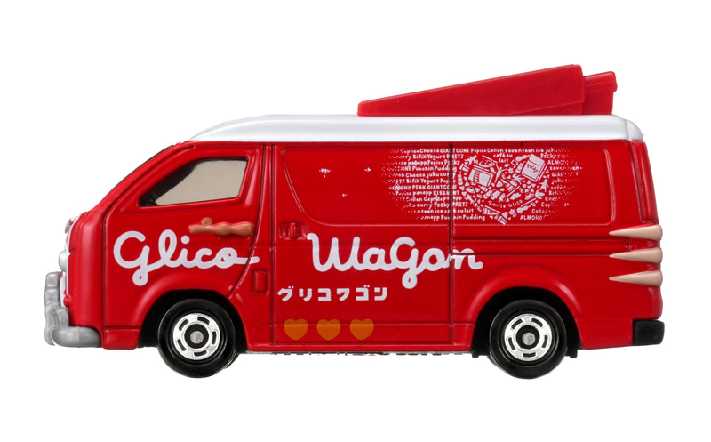 グリコワゴンサイズは約29×37.5×75mm（幅×高さ×奥行）