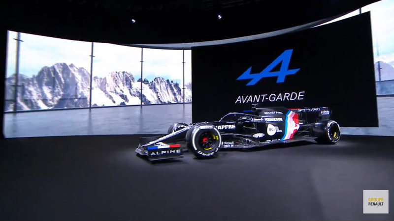 アルピーヌは2021年シーズンを戦うF1マシンを公開