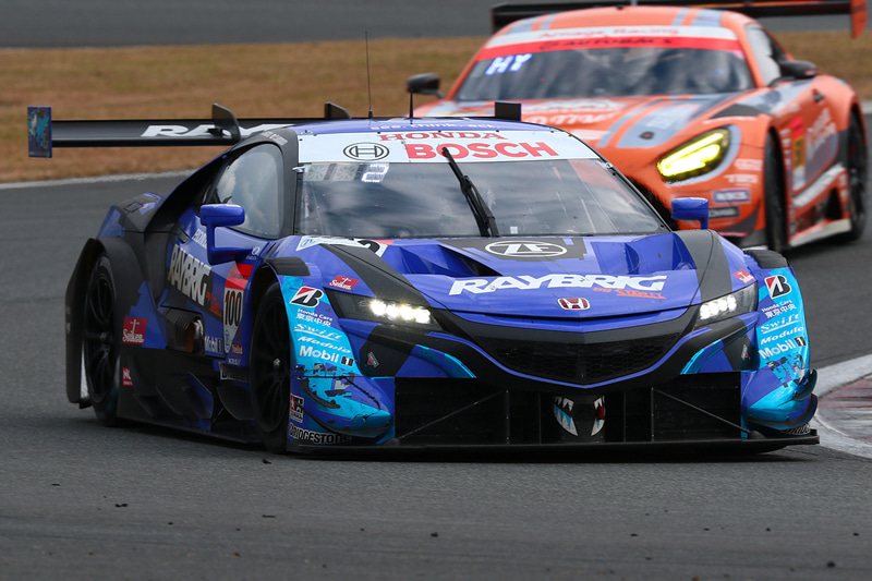 2020年シーズンチャンピオンの100号車 RAYBRIG NSX-GT（山本尚貴/牧野任祐組、BS）。画像は2020年シーズンのもの