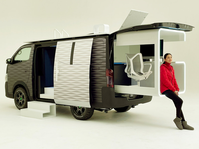 NV350 CARAVAN OFFICE POD CONCEPT
