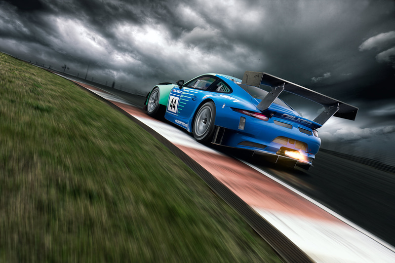 2019年ニュルブルクリンク24時間レースにて総合20位を獲得したポルシェ 911 GT3 R