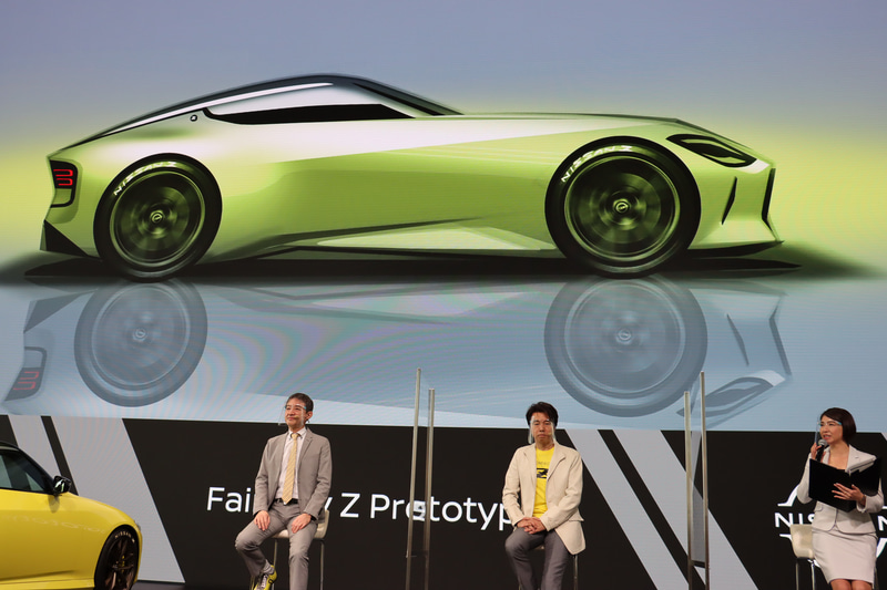 新しいフェアレディZの素案となったデザインスケッチ