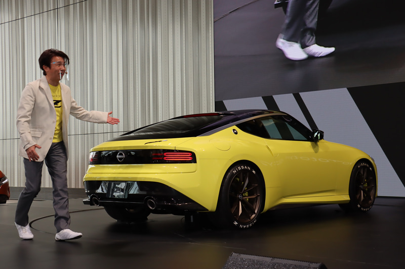 「Zはなんといってもリアビュー」と語る入江氏