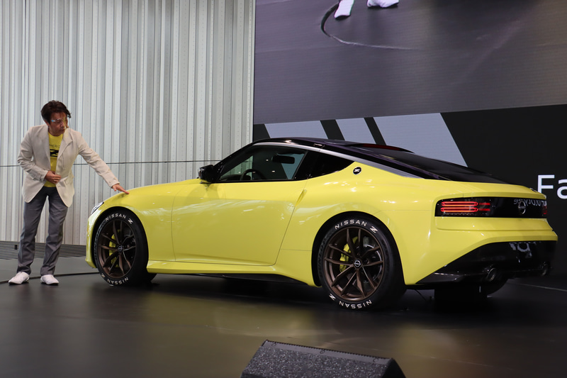 新しいフェアレディZの命であるキャラクターラインに「全集中で力を注ぎ込みました」と入江氏