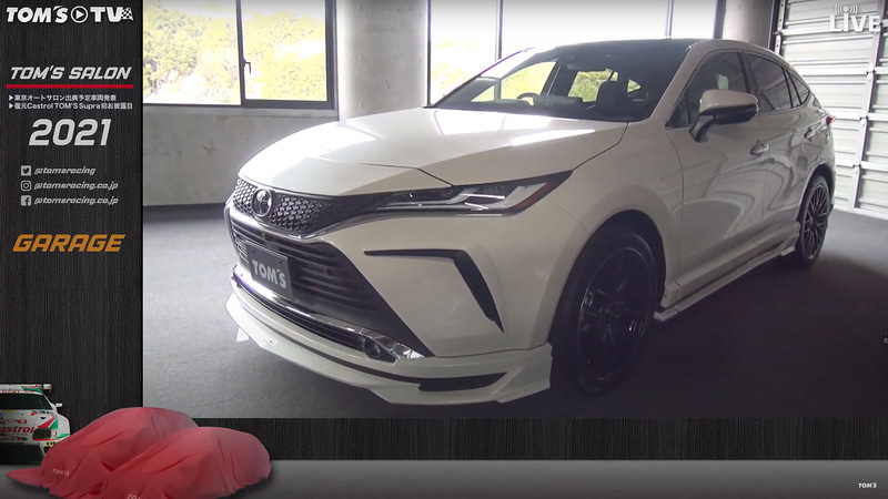 フロントまわりはバンパー左右にフロントバンパーガーニッシュが追加される。フロントグリルはメッシュ風カバーを装着する