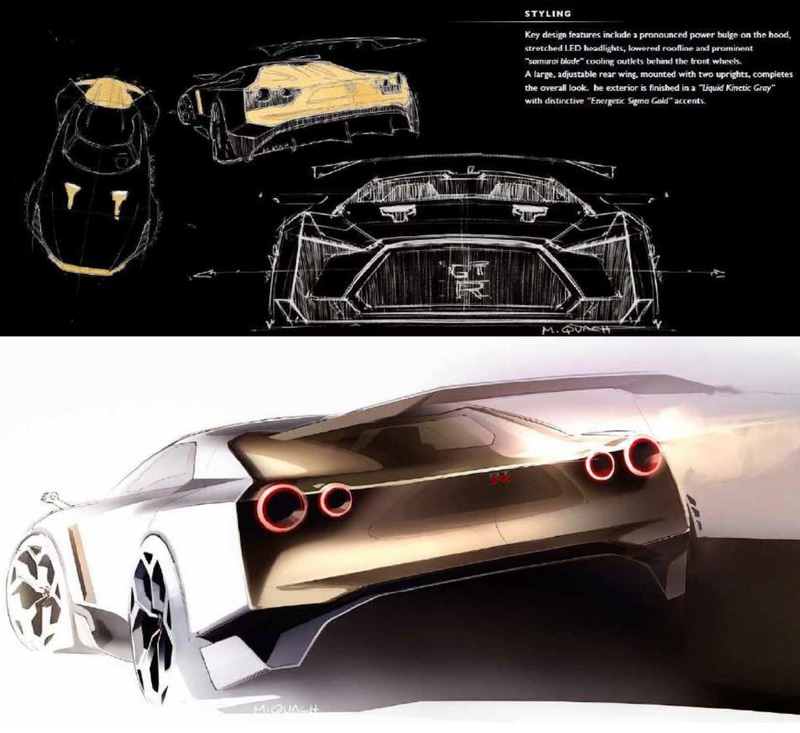 マーカス・クァ氏の描いた究極のGT-R像がすべての起源となっている