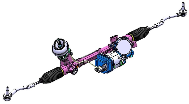 EPSおよび内製MCUの3Dイメージ