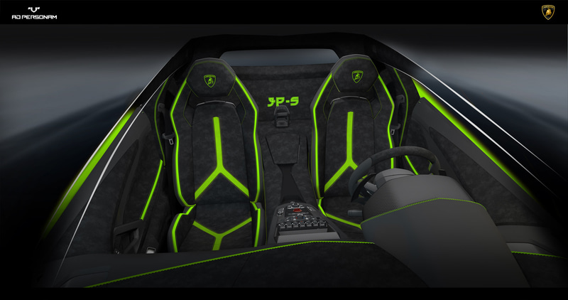 アヴェンタドール S クーペ Japan Limited Editionの内装