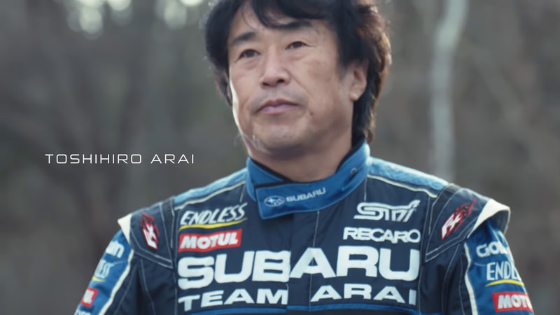 ドライブするのは全日本ラリーに参戦している新井敏弘選手と田中直哉選手