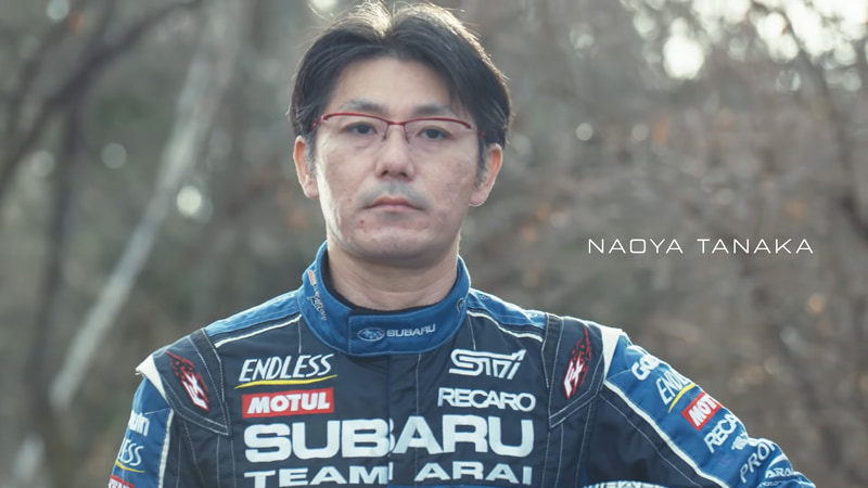 ドライブするのは全日本ラリーに参戦している新井敏弘選手と田中直哉選手