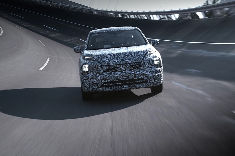 さまざまなシーンで車両開発が行なわれる新型アウトランダー