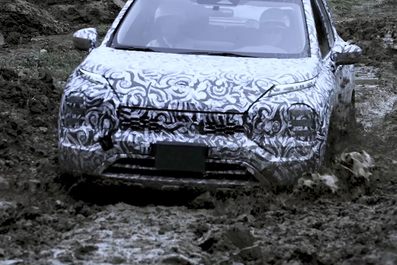 さまざまなシーンで車両開発が行なわれる新型アウトランダー