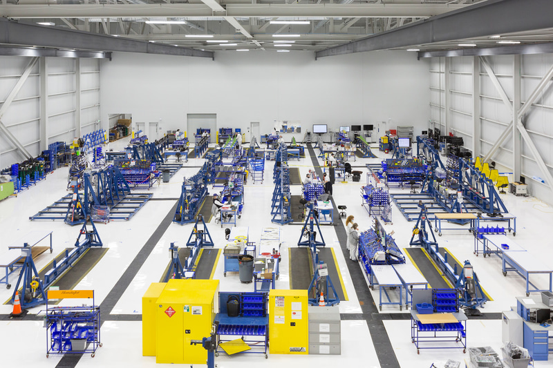 米国 ノースカロライナ州に建設された新ハンガー