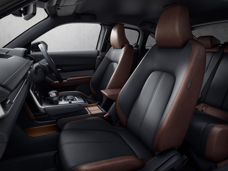 クロス（グレー）＋合成皮革（ホワイト）