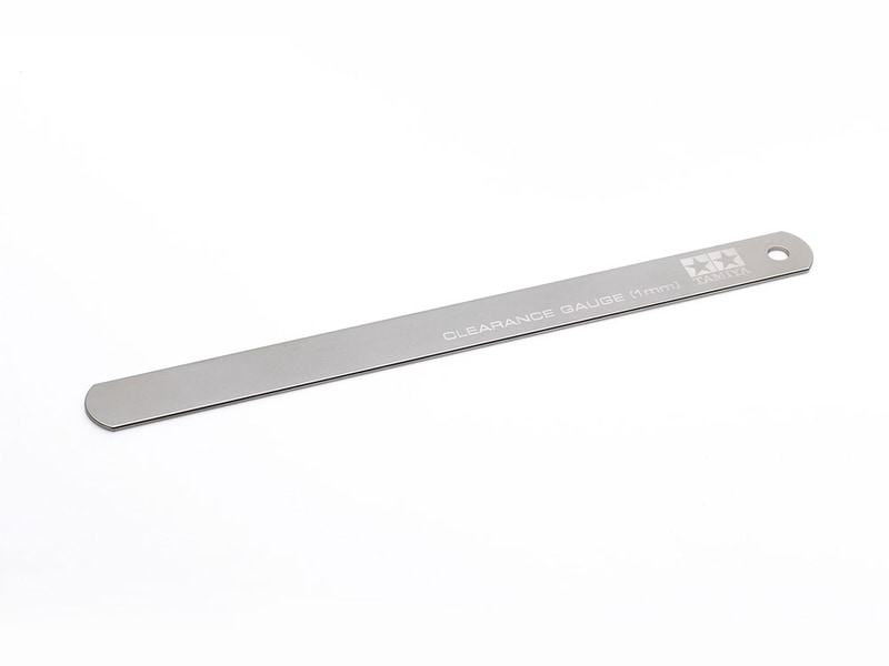 最低地上高1mmを簡単に測れるミニ四駆クリアランスゲージ（1mm）