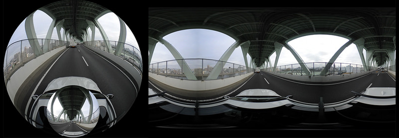 パソコンソフトより「サークルイン」「パノラマカット」