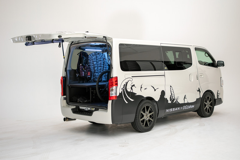 日産とオグショーとのコラボレーションモデル<a href="https://www.ogushow.co.jp/mobilityconcept/" class="n" target="_blank">「NV350 キャラバン オグショー ES モビリティコンセプト」</a>