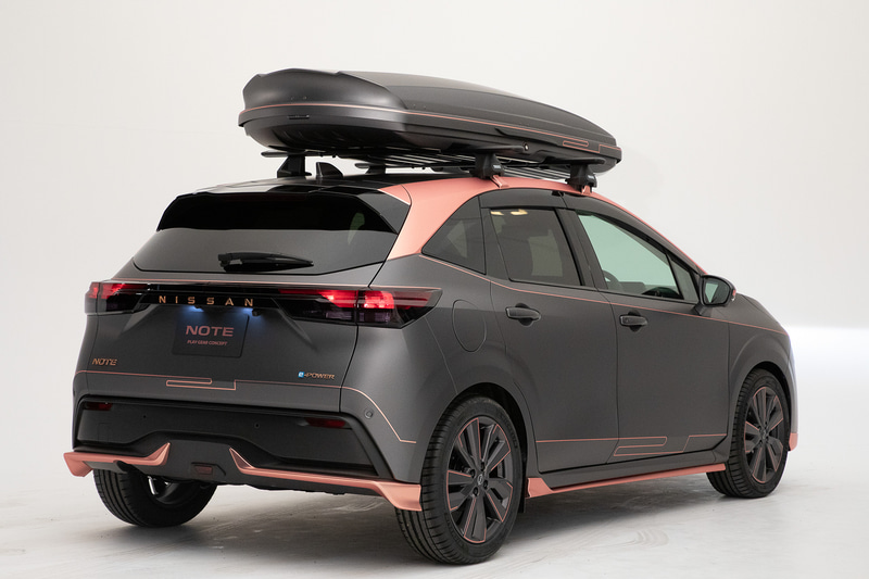 2020年12月に発売された新型ノートをベースにしたNOTE PLAY GEAR CONCEPT