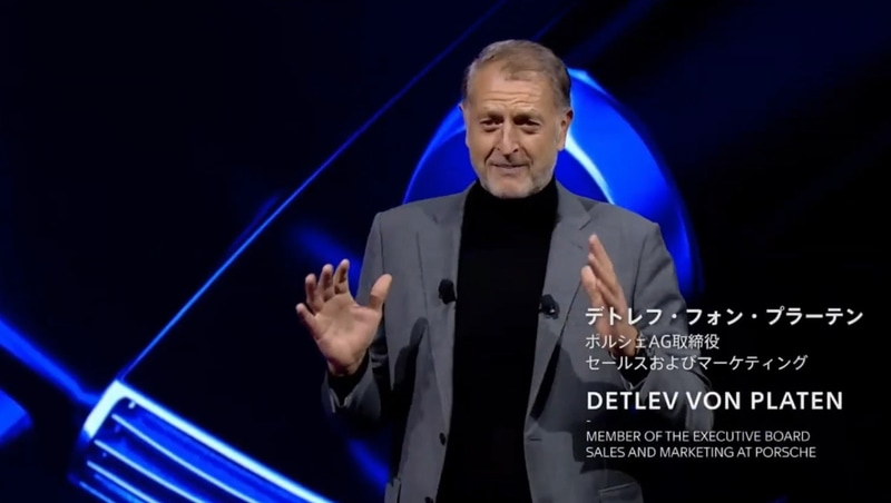ポルシェAG セールス/マーケティング担当取締役 デトレフ・フォン・プラーテン氏