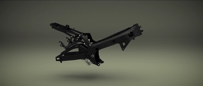 2代目からほぼ変更のなかった展伸材フレーム