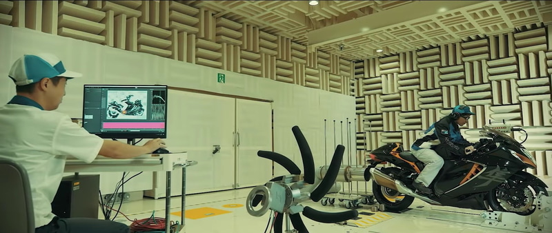 エンジンテストの様子