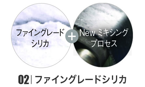 新しいミキシング・プロセスによりファイングレード・シリカの含有量を増やしたトレッドコンパウンドを採用。特に低温域での特性に優れ、雪上性能においても安定したグリップを発揮する